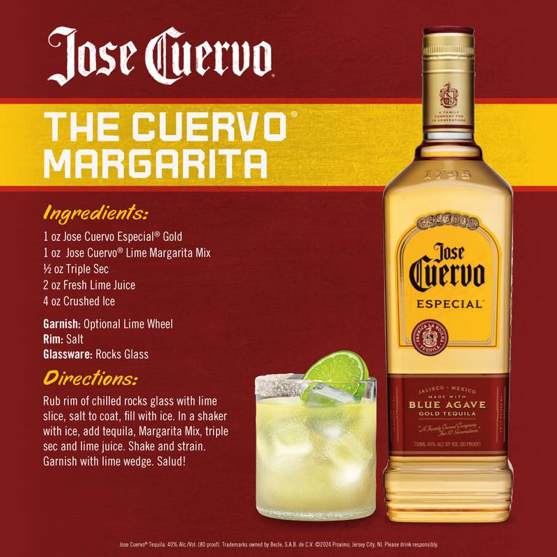 Jose Cuervo Especial Gold Tequila 750ml (80 Proof) - Jose Cuervo