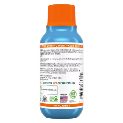 TheraBreath Fresh Breath Oral Rince Icy Mint 3oz