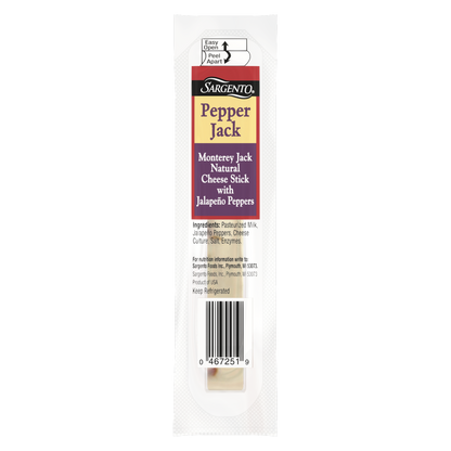 Sargento Natural Pepper Jack Cheese Stick - 1ct/.83oz