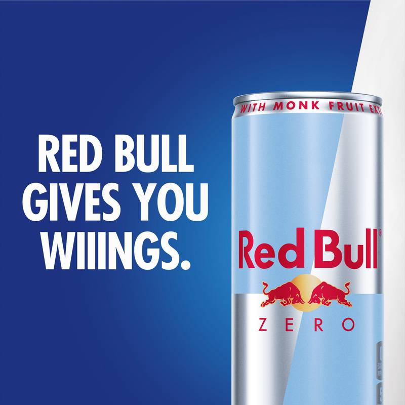 Red Bull Energy Drink Zero 24pk 12oz Can- XL