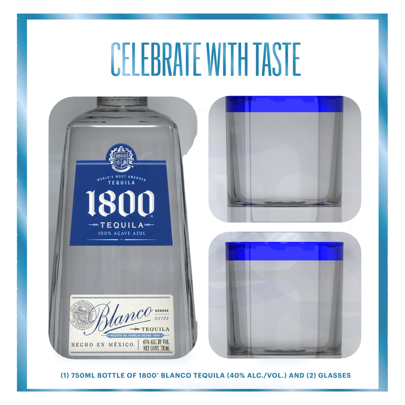 1800 Tequila Blanco Gift Set