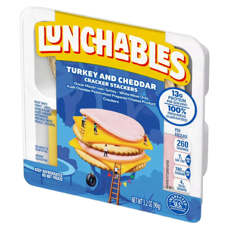 Lunchables Turkey & Cheddar with Crackers - 3.2oz