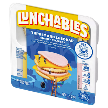 Lunchables Turkey & Cheddar with Crackers - 3.2oz