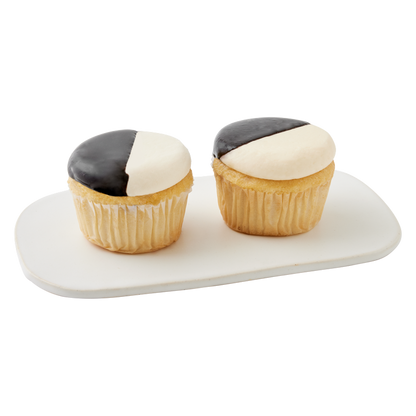 Gopuff x Magnolia Bakery Black & White Cupcakes