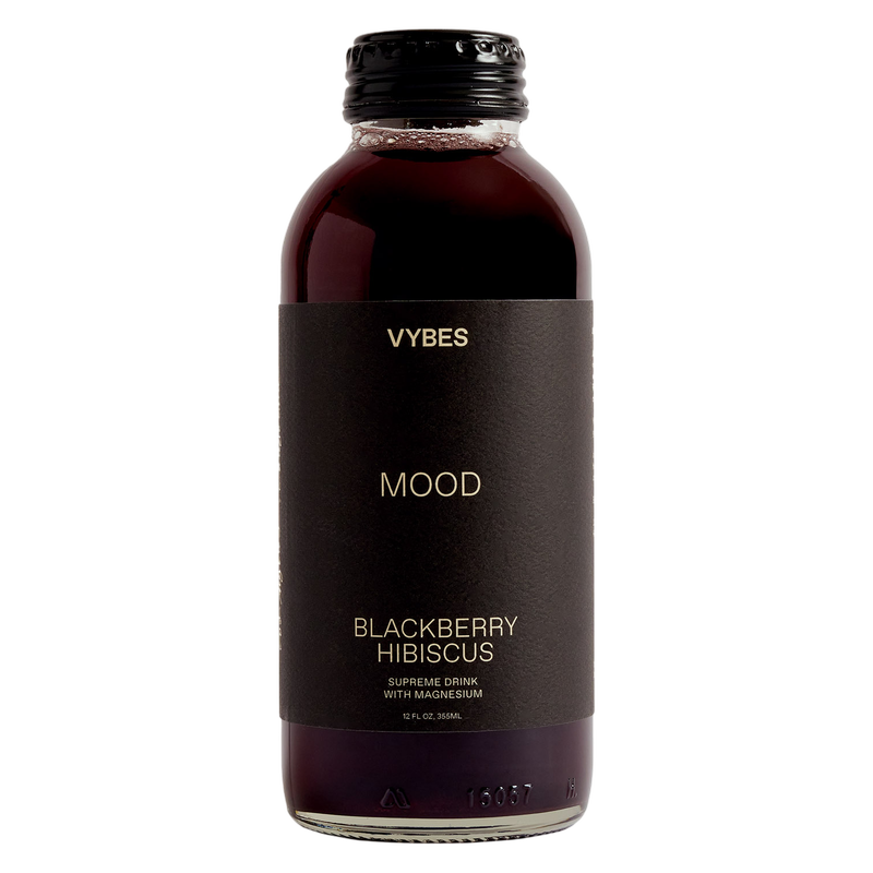 VYBES Blackberry Hibiscus Mood Drink 12oz Btl