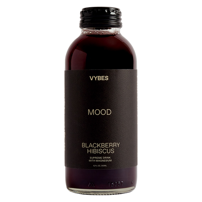 VYBES Blackberry Hibiscus Mood Drink 12oz Btl