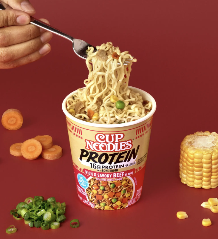 Cup Noodles Protein Rich & Savory Beef