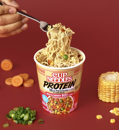 Cup Noodles Protein Rich & Savory Beef