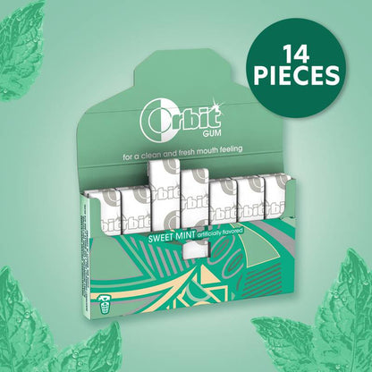 Orbit Sugar Free Gum Sweet Mint 14ct