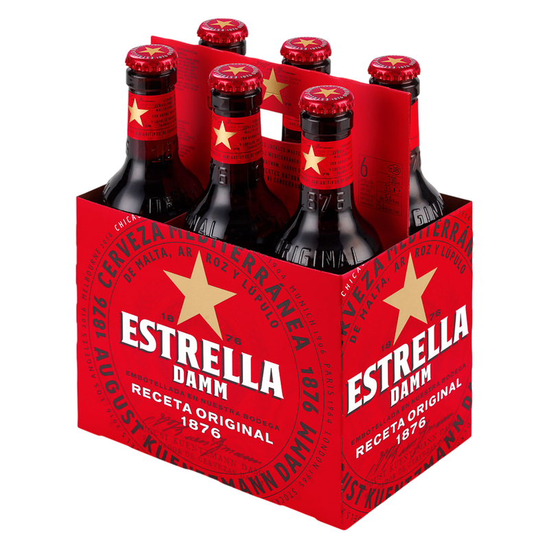 Estrella Damm Lager 6pk 12oz Btl