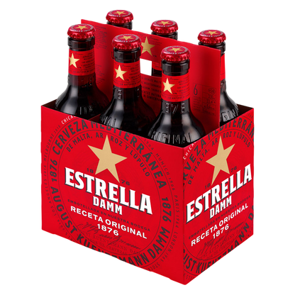 Estrella Damm Lager 6pk 12oz Btl