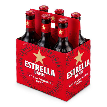 Estrella Damm Lager 6pk 12oz Btl