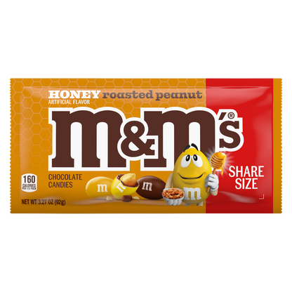 M&M'S Honey Roasted Peanut Chocolate Candy,  3.27 oz
