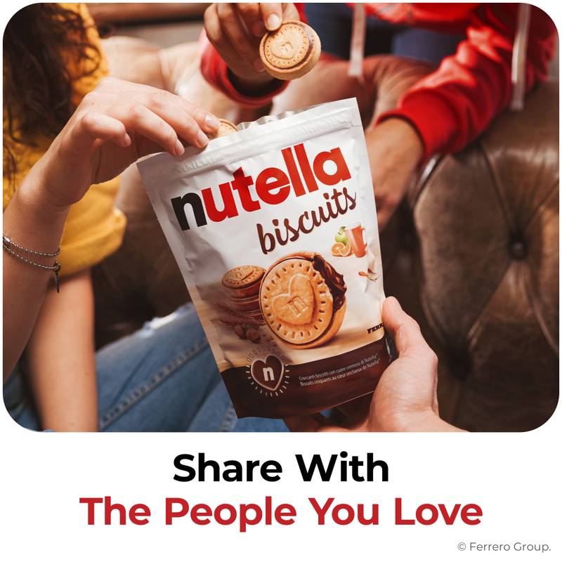 Nutella Biscuits Cookies Fillled with Hazelnut Spread, 9.7 oz