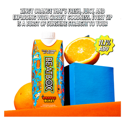 Beatbox Orange Blast 500ml 11.1% ABV Wine-Base