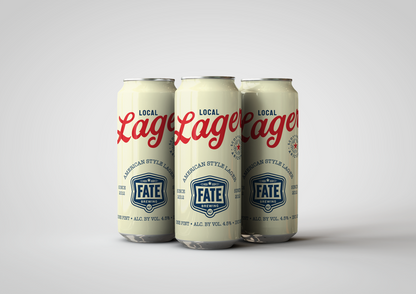Fate Local Brewing Local Lager 4pk 16oz Can