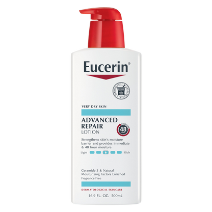 Eucerin Advanced Repair Body Lotion Unscented 16.9oz