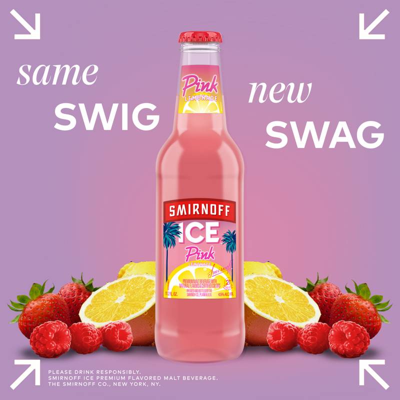 Smirnoff Ice Pink Lemonade 6pk 11.2oz Btl - Smirnoff – BevMo!