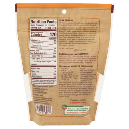 Bob's Red Mill Organic Whole Grain Quinoa 26oz