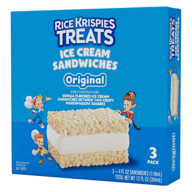 Rice Krispies Treats Original Ice Cream Sandwiches 3ct
