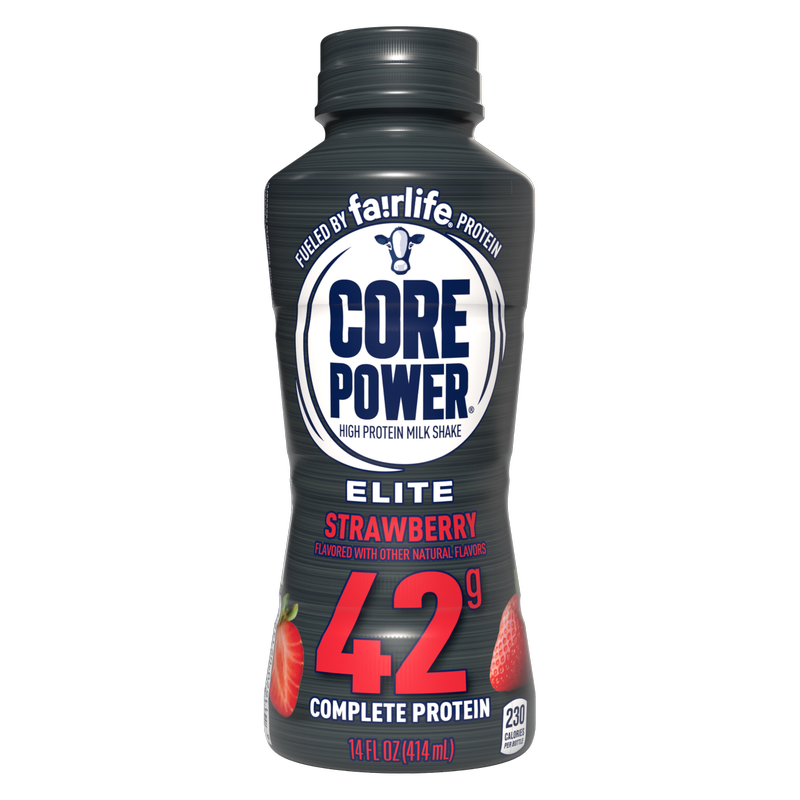 Core Power Elite 42G Strawberry Protein Milkshake 14oz Btl