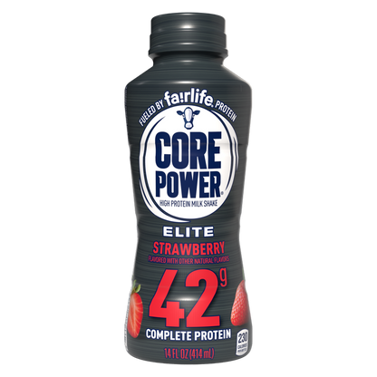 Core Power Elite 42G Strawberry Protein Milkshake 14oz Btl