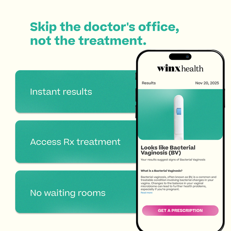 Winx Health Vaginal Health pH Test & Treat, 2ct