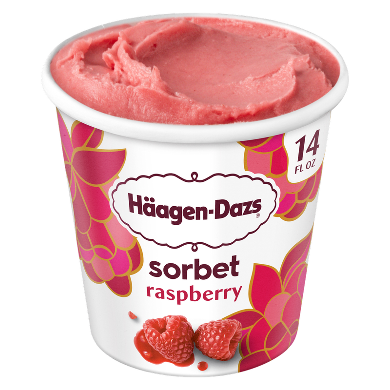 Haagen-Dazs Dairy Free Raspberry Sorbet 14oz