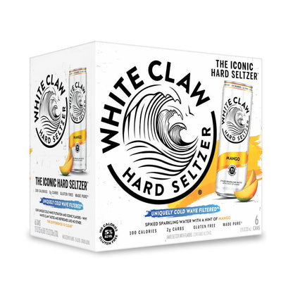 White Claw Seltzer Mango 6pk 12oz Can 5.0% ABV