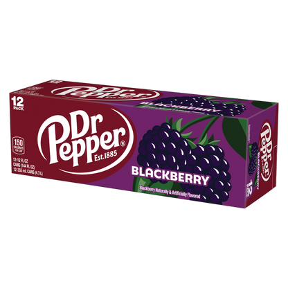 Dr Pepper Blackberry 12pk 12oz Can