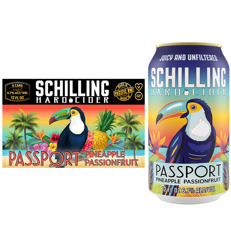 Schilling Cider Passport 6pk 12oz Can 6.7% ABV