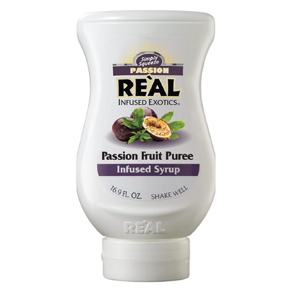 Simply Squeeze Real Passionfruit Puree Syrup 16.9oz Btl