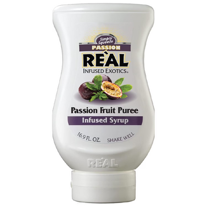 Simply Squeeze Real Passionfruit Puree Syrup 16.9oz Btl
