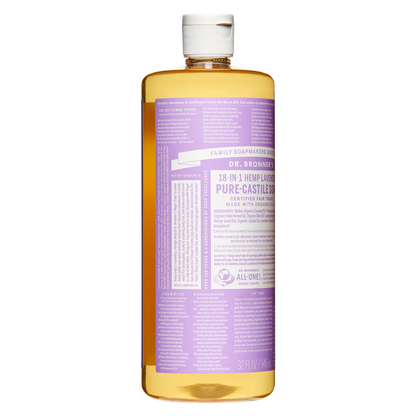 Dr. Bronner's 18-In-1 Hemp Pure-Castile Soap Lavender  32oz