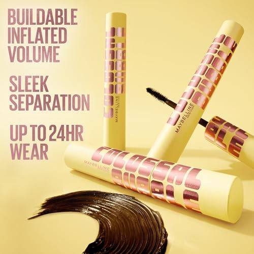 Maybelline the Colossal Bubble Washable Mascara, Very Black, 1 Count