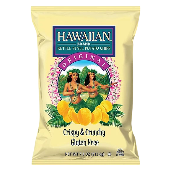 HAWAIIAN CHIPS ORIG 7.5 OZ