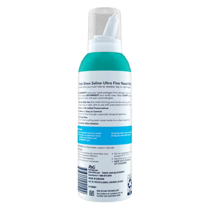 Vicks Sinex Saline Extra Strength Nasal Spray, Drug Free, 5 OZ