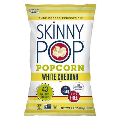 Skinny Pop White Cheddar Popcorn 4.4oz