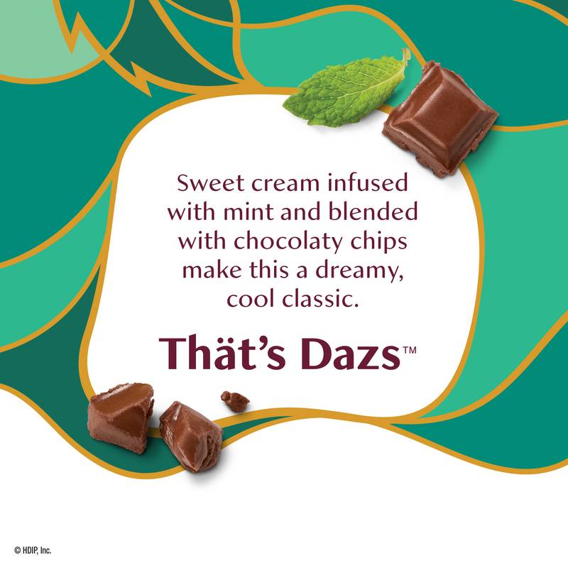 Häagen-Dazs Mint Chip Ice Cream, 14 Oz.