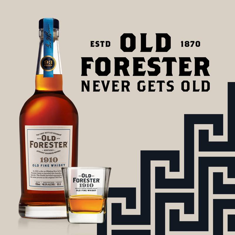 Old Forester Whiskey Row Series: 1910 Old Fine Whisky 750 mL (93 Proof)
