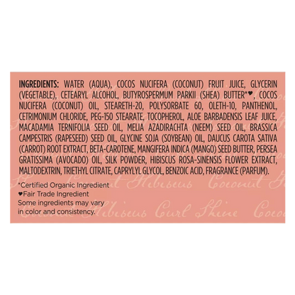 SheaMoisture Coconut and Hibiscus Curl Enhancing Smoothie, 12oz