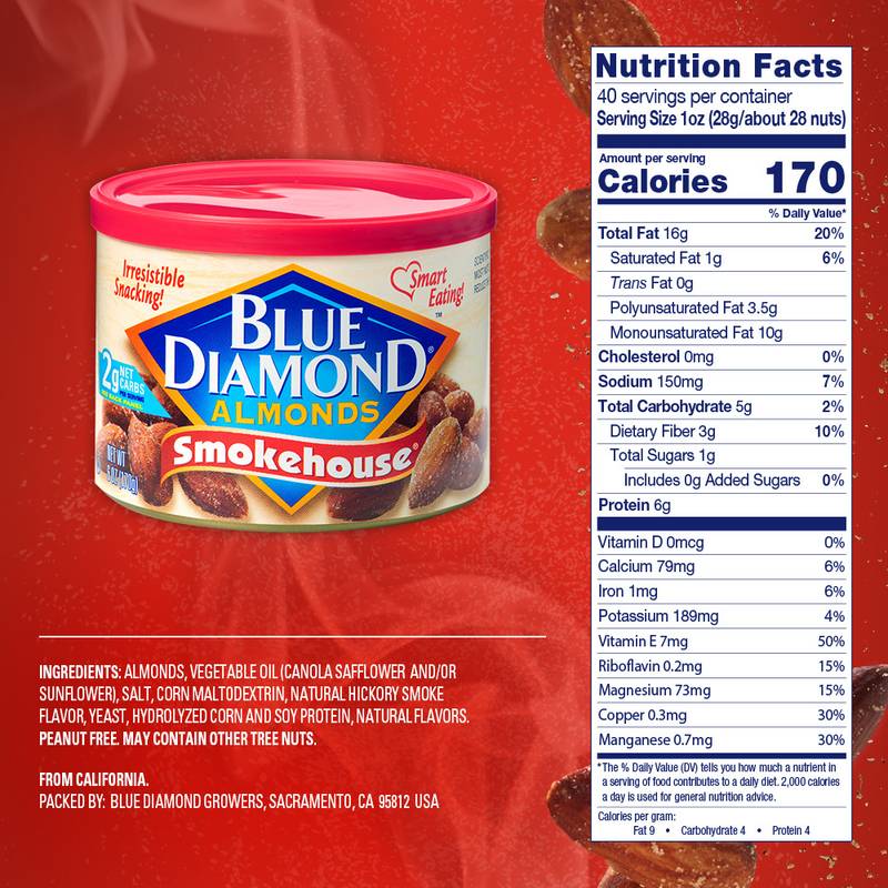 Blue Diamond Smokehouse Almonds 6oz