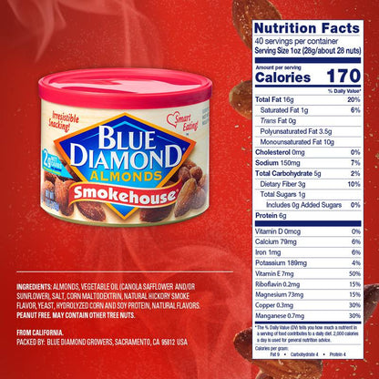 Blue Diamond Smokehouse Almonds 6oz