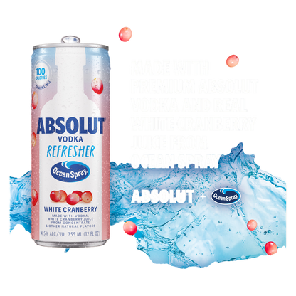Absolut Vodka Refreshers Variety Pack 8pk 12oz Can