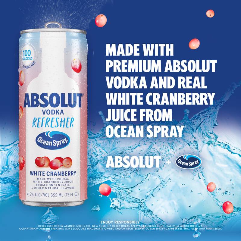 Absolut Vodka Refreshers Variety Pack 8pk 12oz Can