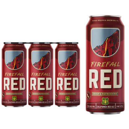 Tioga-Sequoia Brewing Firefall Red Ale 6pk 16oz Can