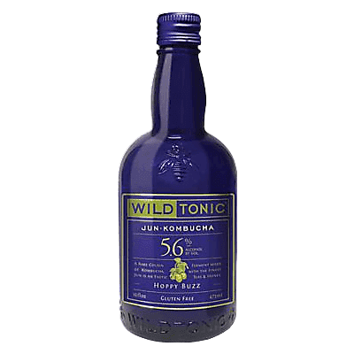 Wild Tonic Hoppy Buzz Kombucha Single 16oz Bottle