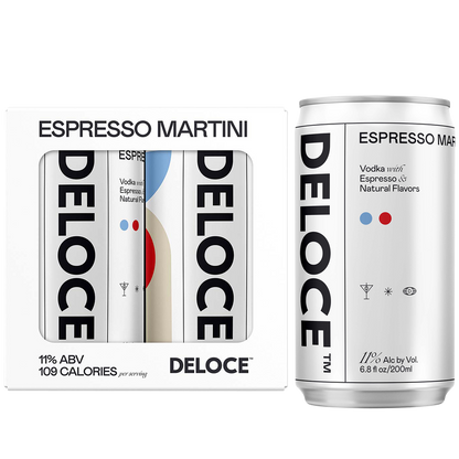Deloce Espresso Martini 4pk 200ml Can 11.0% ABV
