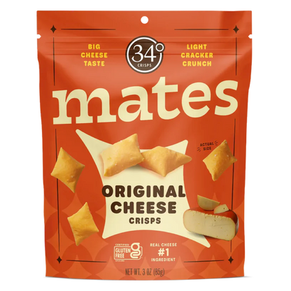 34° Cheese Mates, Original, 3 oz