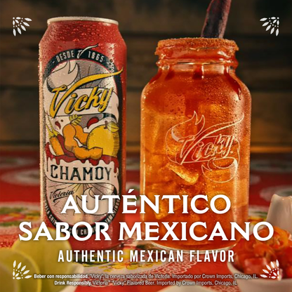 Victoria Vicky Chamoy 24oz Can 3.5% ABV